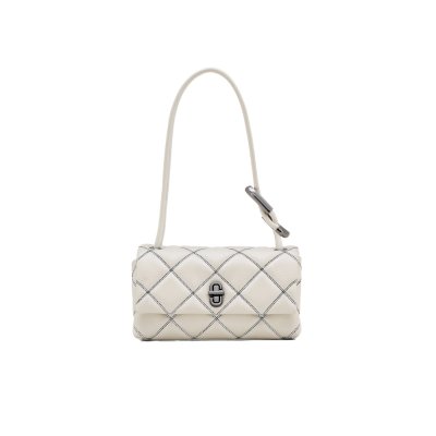 THE BI-COLOR QUILTED MINI DUAL SHOULDER BAG
